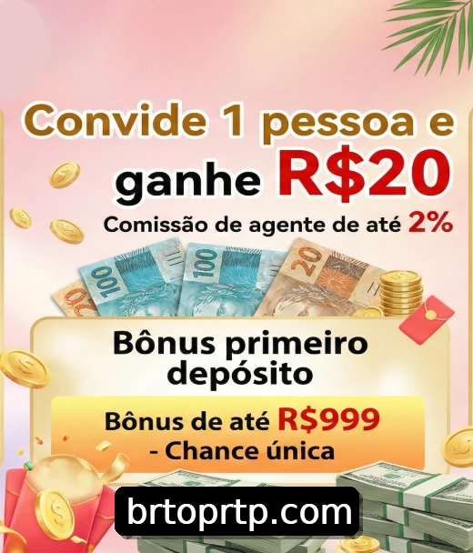 Bônus ao se registrar no brtop